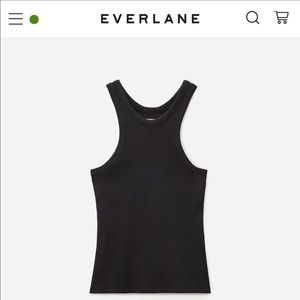 Everlane Ribbed Cutaway Tank